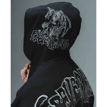 Veste Jacker Karen Hoodie Zip Black - Insidshop.com