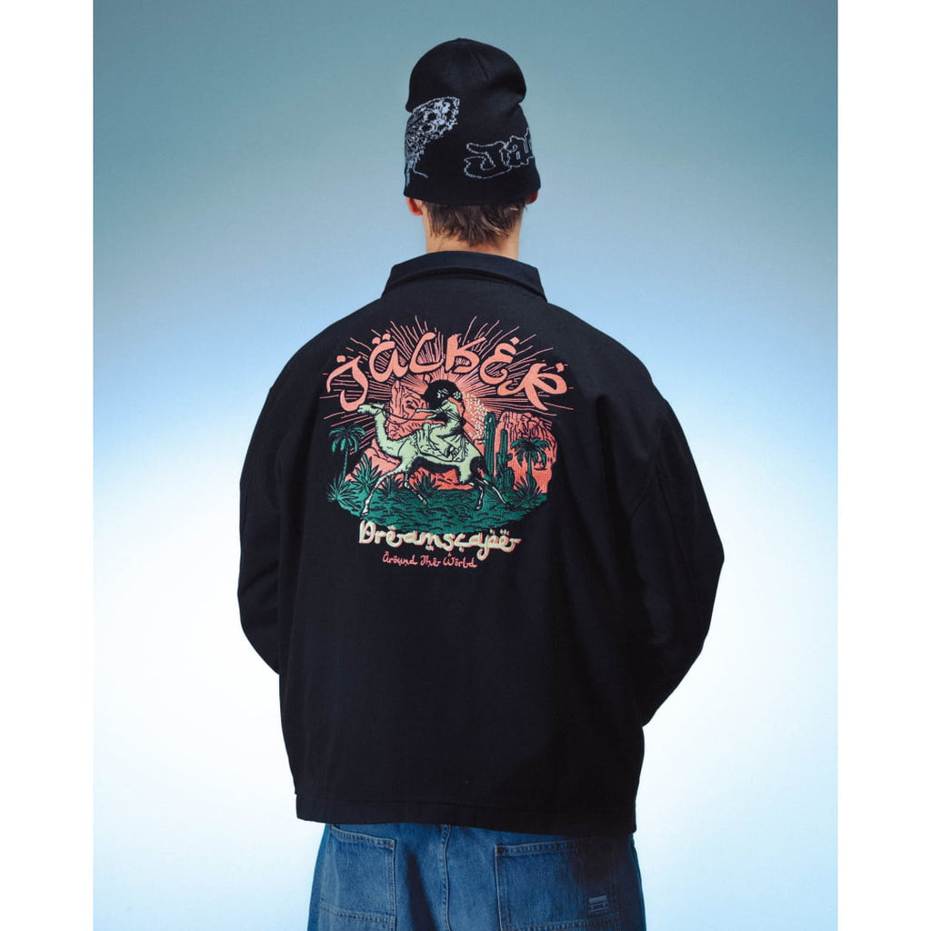 Veste Jacker Sandman Coach Jacket Black - Insidshop.com