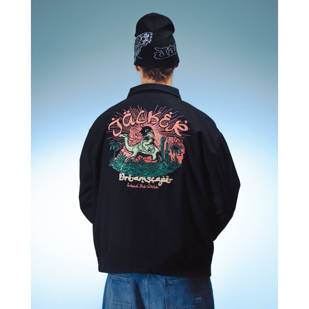 Veste Jacker Sandman Coach Jacket Black - Insidshop.com