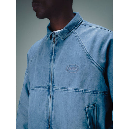Veste Jacker Stamp Dyed Bomber Denim Blue - Insidshop.com