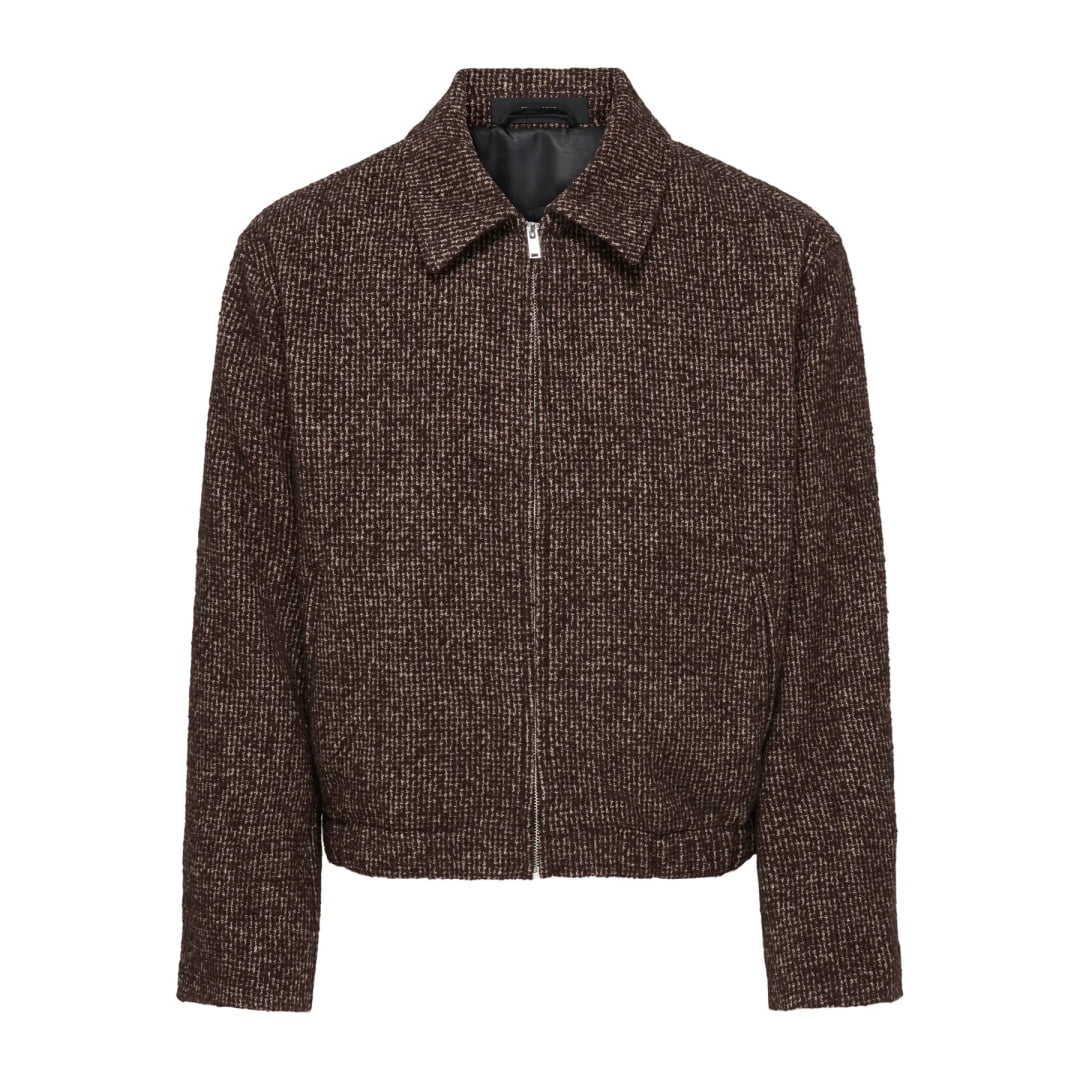 Veste Only & Sons Onsarch Tweed OTW Chocolate Brown