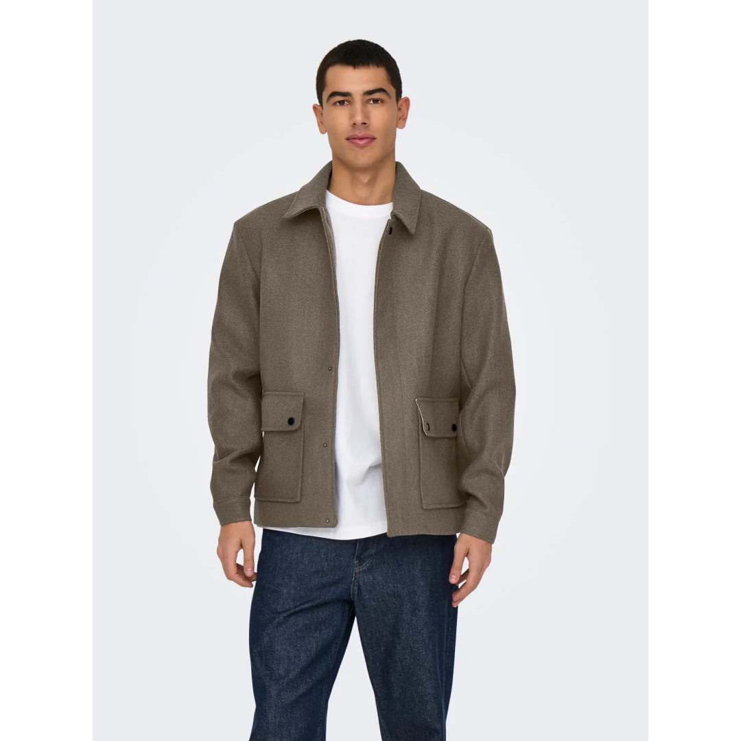 Veste Only & Sons Onsconnor Life Bungee Cord Melange