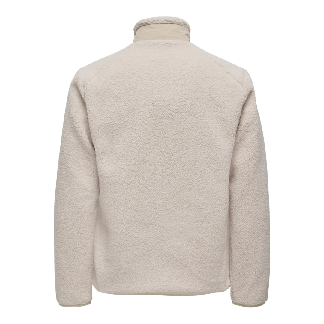 Veste Only & Sons Onsdallas Life Sherpa OTW Silver Lining