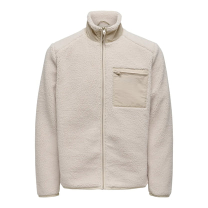 Veste Only & Sons Onsdallas Life Sherpa OTW Silver Lining