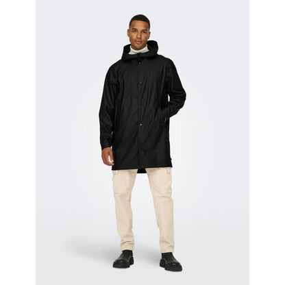 Veste Only & Sons Onsluca Rain Coat OTW Black - Otw