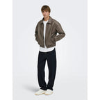 Veste Only & Sons ONSREX PU OTW Beluga - Insidshop.com