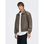 Veste Only & Sons ONSREX PU OTW Beluga - Insidshop.com