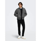 Veste Only & Sons Onsworf Life Bomber Dark Grey Melange