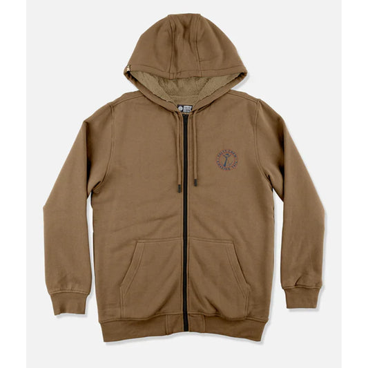 Veste Salty Crew Coastal Sherpa Fleece Khaki - Insidshop.com