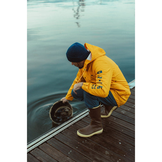 Veste Salty Crew Seal Raincoat Golden Yellow - Dickies