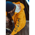 Veste Salty Crew Seal Raincoat Golden Yellow - Dickies