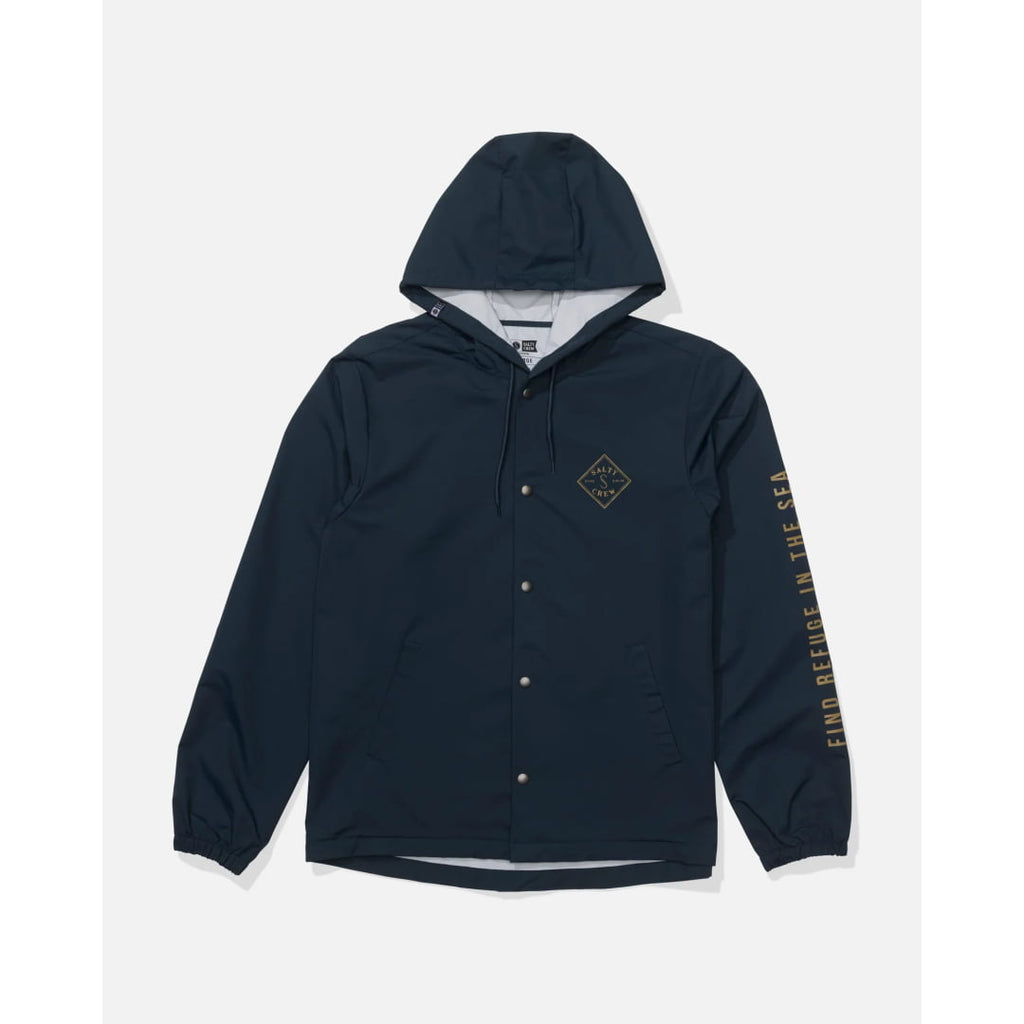 Veste Salty Crew Tippet Snap Midnight Navy - Black