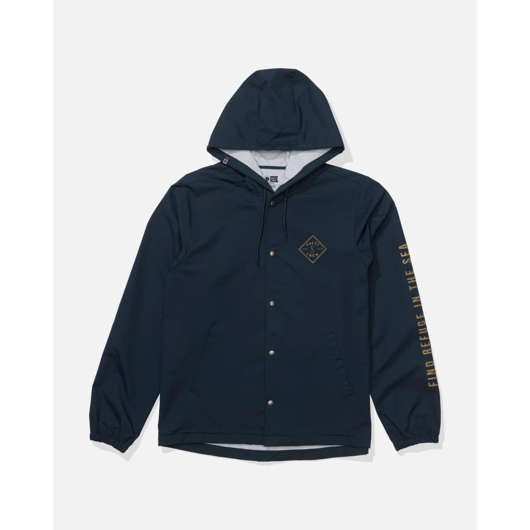 Veste Salty Crew Tippet Snap Midnight Navy - Black