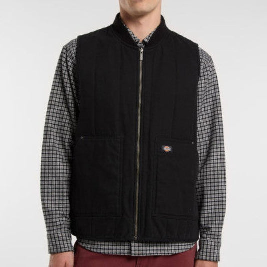 Veste Sans Manches Dickies Quilted Canvas Black