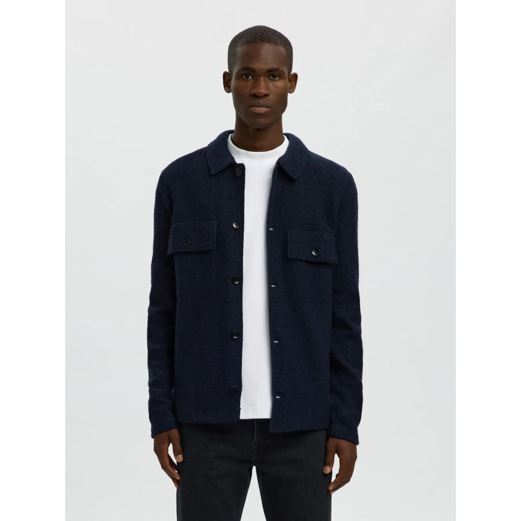 Veste Selectec SLHNEALY LS Workwear Sky Captain - Slhnealy