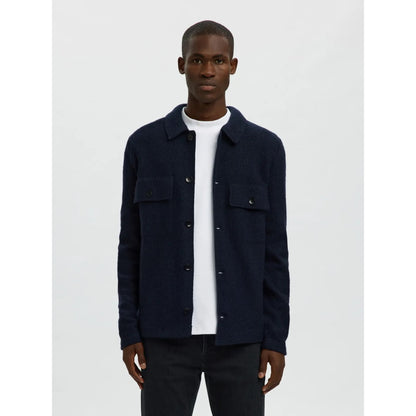 Veste Selectec SLHNEALY LS Workwear Sky Captain - Slhnealy