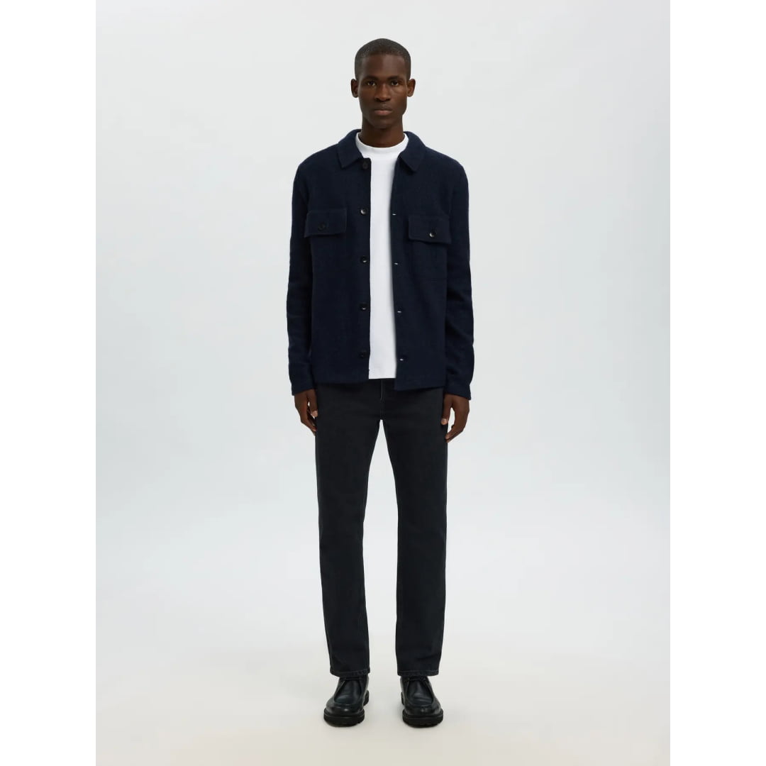 Veste Selectec SLHNEALY LS Workwear Sky Captain - Slhnealy