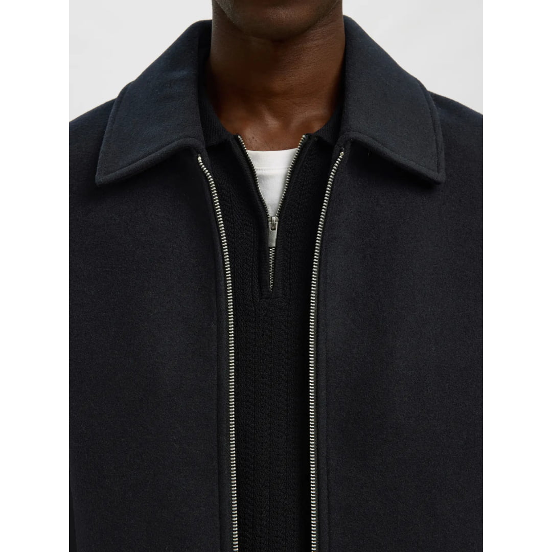 Veste Selected SLMPHILIP Wool Black - Slmphilip