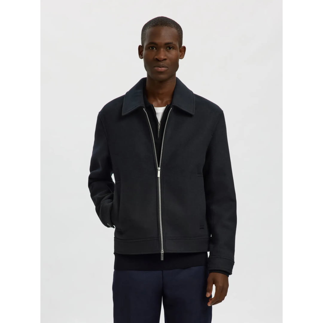 Veste Selected SLMPHILIP Wool Black - Slmphilip