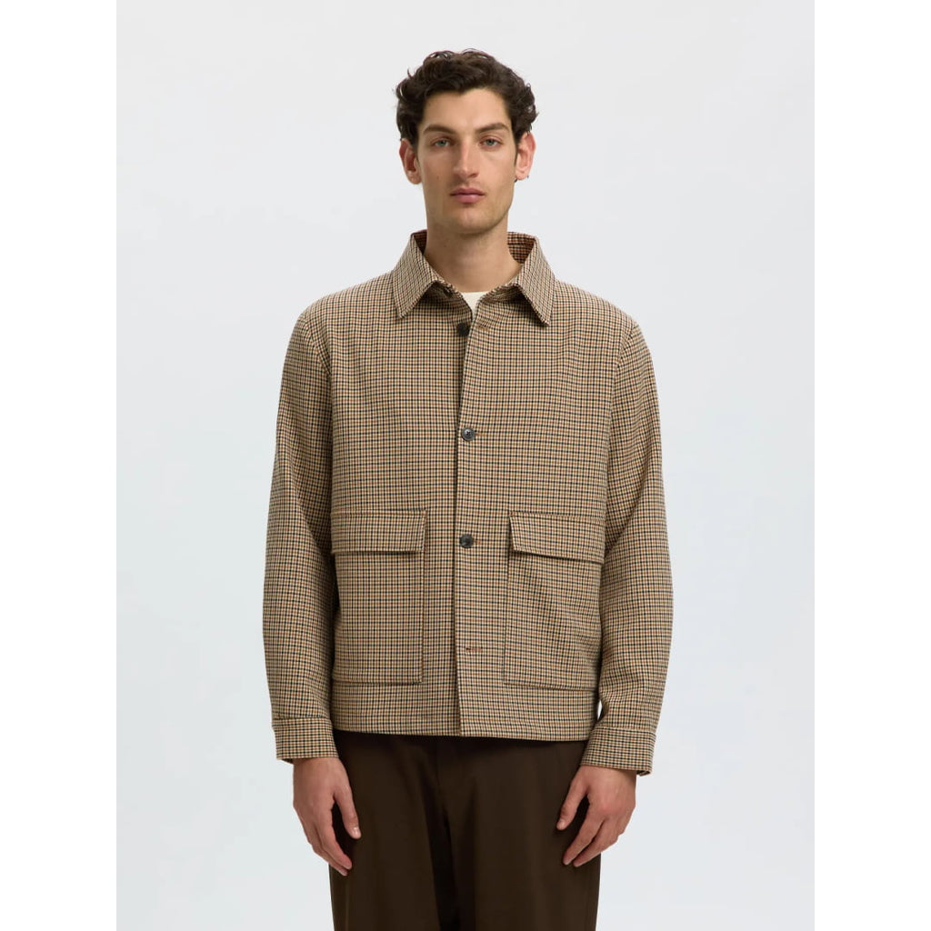 Veste Selected SLMREG-EZRA Hybrid Blazer Monks Robe Check