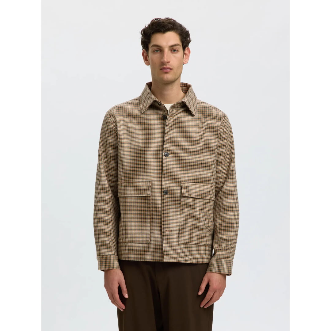 Veste Selected SLMREG-EZRA Hybrid Blazer Monks Robe Check