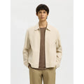 Veste Selected SLMYATE-Baird Linen Zip Beach Sand