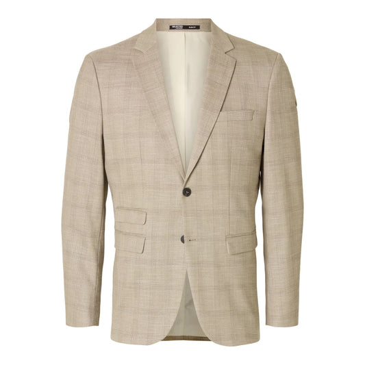 Veste SLMSLIM-NEIL CHK Oatmeal Check - Slmslim-neil Chk