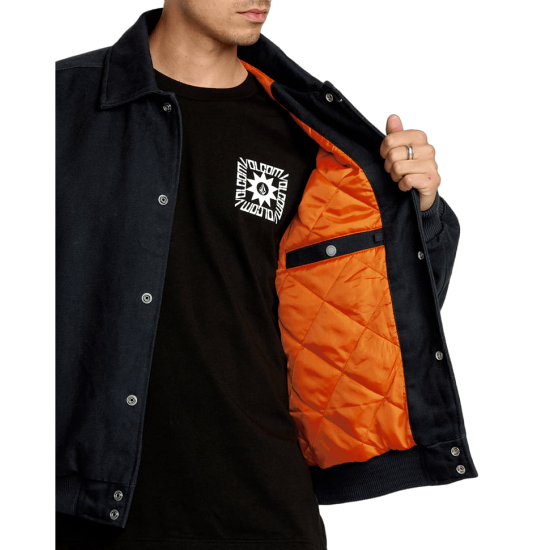 Veste Volcom Highsiders Black Insidshop.com