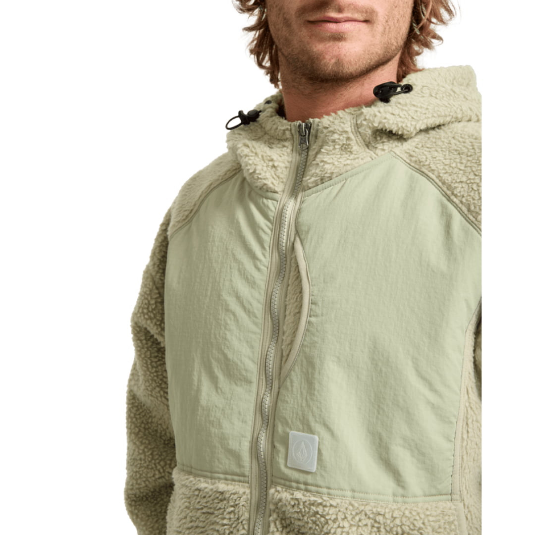 Veste Volcom Nomaa Sherpa Zip Green Tea Insidshop.com