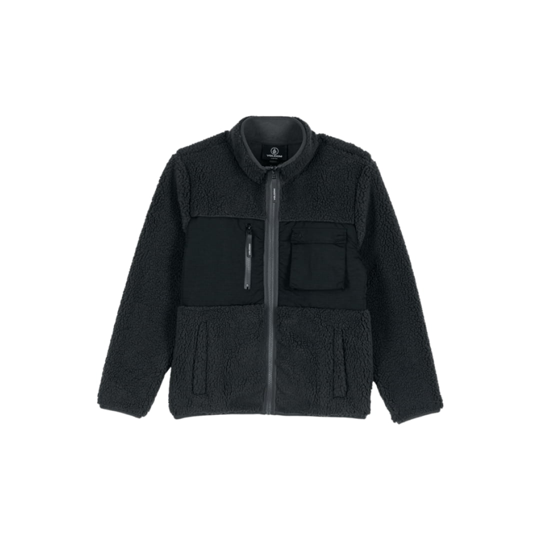 Veste Volcom Storm Stone Zip Fleece Asphalt Black