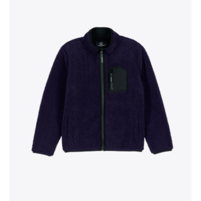 Veste Volcom Youth Muzzer Fuzzar Zip Dark Purple