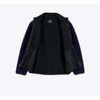 Veste Volcom Youth Muzzer Fuzzar Zip Dark Purple