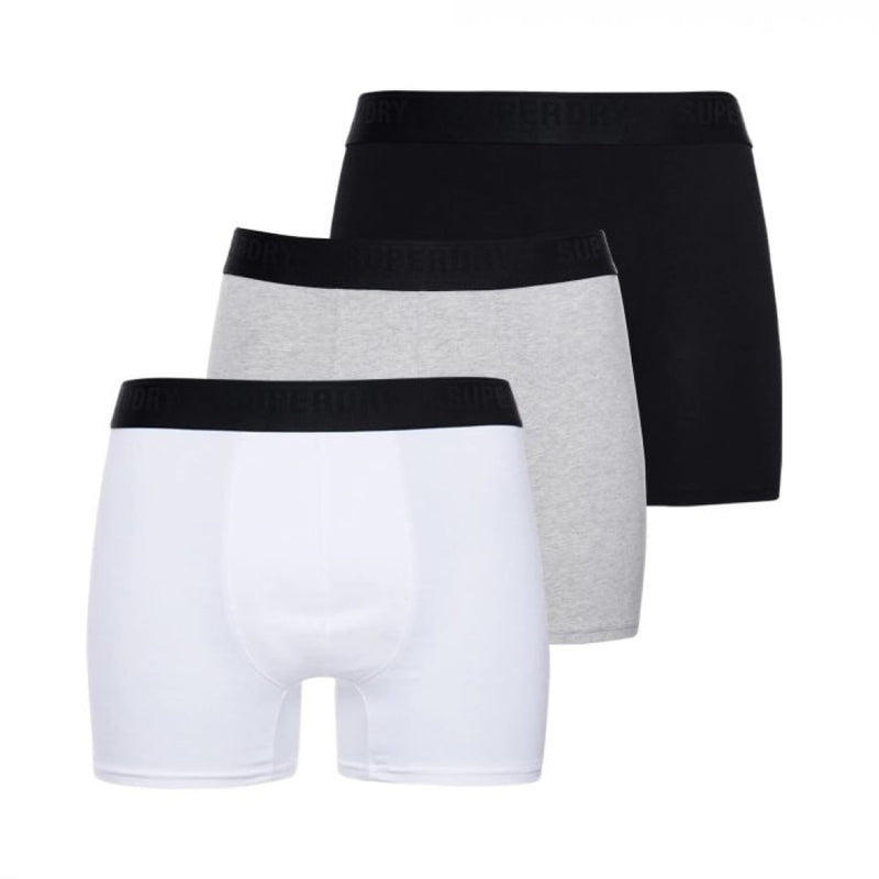 Boxer Superdry Multi Pack x3 Black/Grey/Optic - superdry