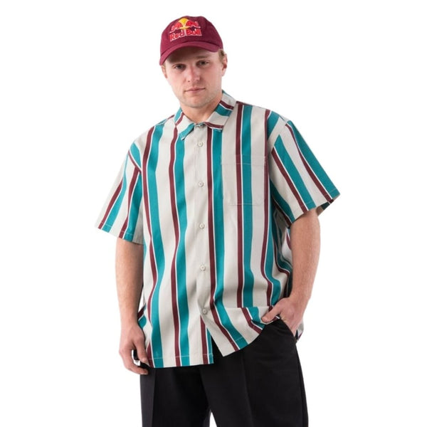 Chemise Manches Courtes Dickies Jf Stripe Shirt SS Fanfare -