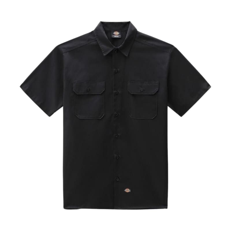 Chemise Manches Courtes Dickies Work Shirt Noir - Chemise