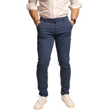 Chino LeeYo Tissu Intersaison Bleu Jean - 28US / leeyo tissu