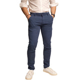 Chino LeeYo Tissu Intersaison Bleu Jean - leeyo tissu