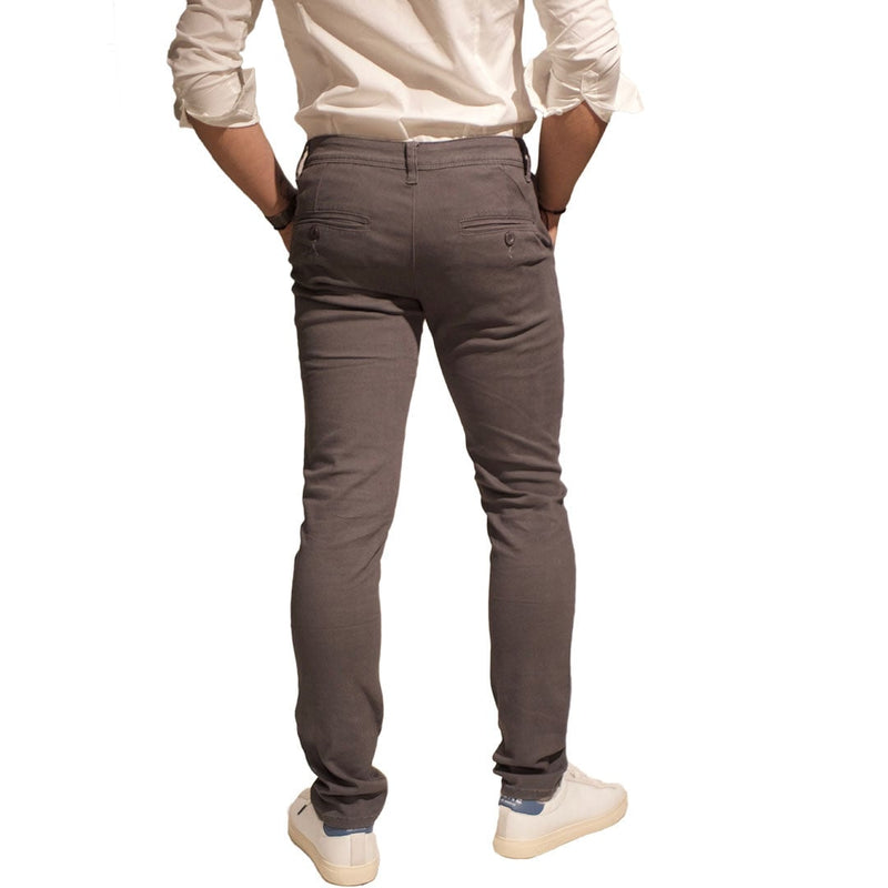Chino LeeYo Tissu Intersaison Gris - leeyo tissu intersaison