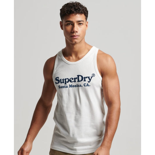 Débardeur Superdry Vintage Venue Classic Off White -