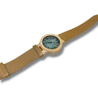 Montre Bois InsidShop Bracelet Cuir - Cuir Camel