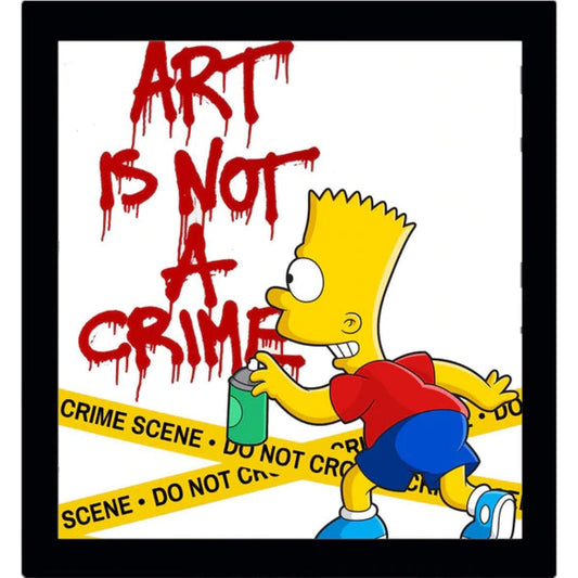 Patch Scratchy’s Art is not a Crime - scratchy’s art crime -