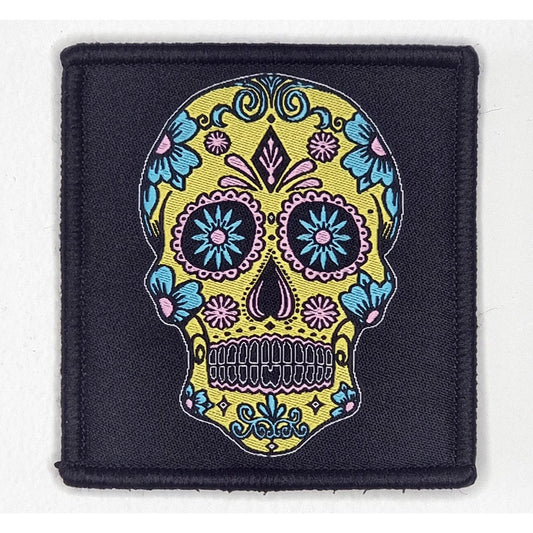 Patch Scratchy’s Mexican Skull Yellow - scratchy’s mexican
