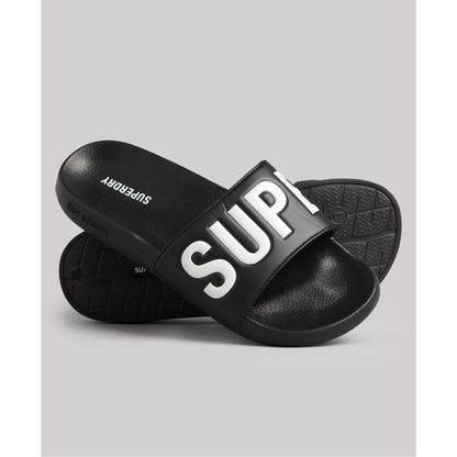 Slide Superdy Code Core Vegan Black/Optic - superdy code