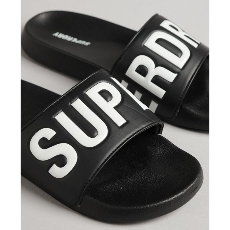 Slide Superdy Code Core Vegan Black/Optic - superdy code