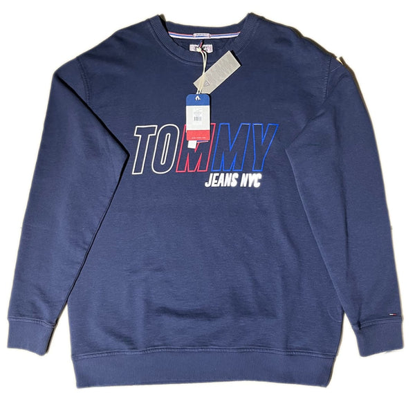 Sweat Tommy Jeans Vintage Graph - S / Navy - tommy jeans