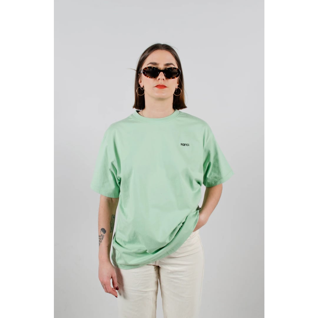 T-shirt Farci Acid Pogg Pastel Green - farci acid pogg