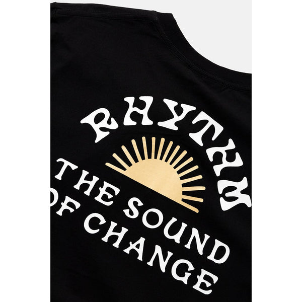 T-shirt RHYTHM Awake Black - rhythm awake black -