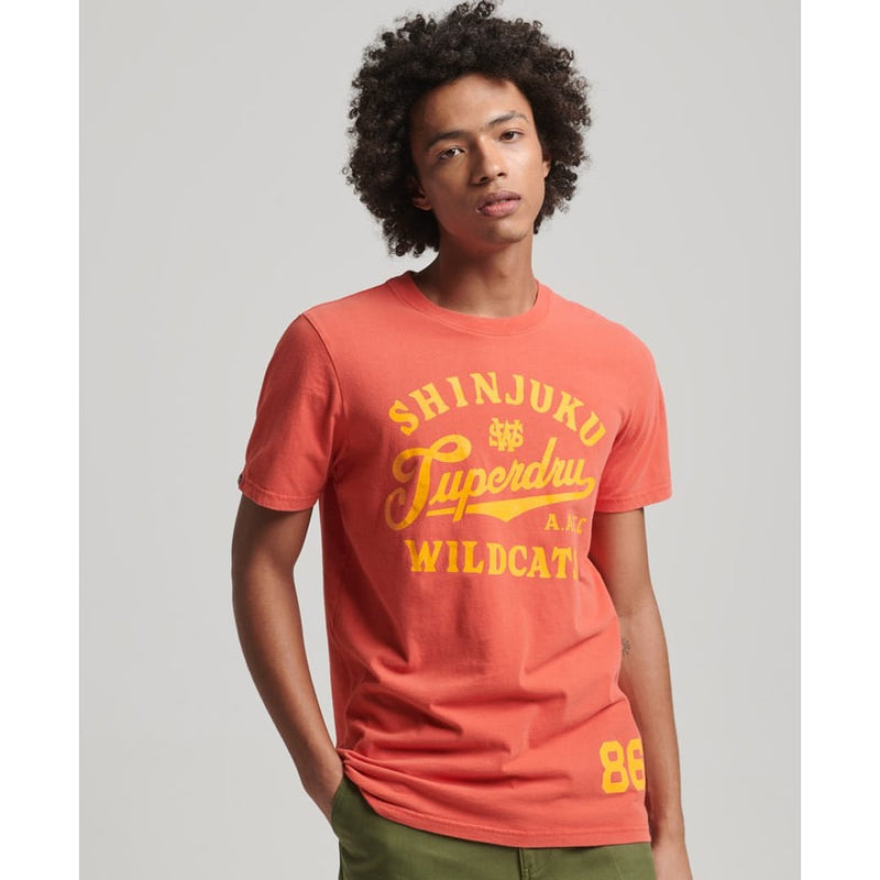 T-shirt Superdry Vintage Home Run Americana Red - superdry