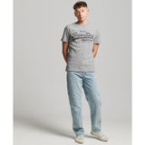 T-shirt Superdry Vintage VL Athletic Grey Marl - superdry