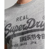 T-shirt Superdry Vintage VL Athletic Grey Marl - superdry